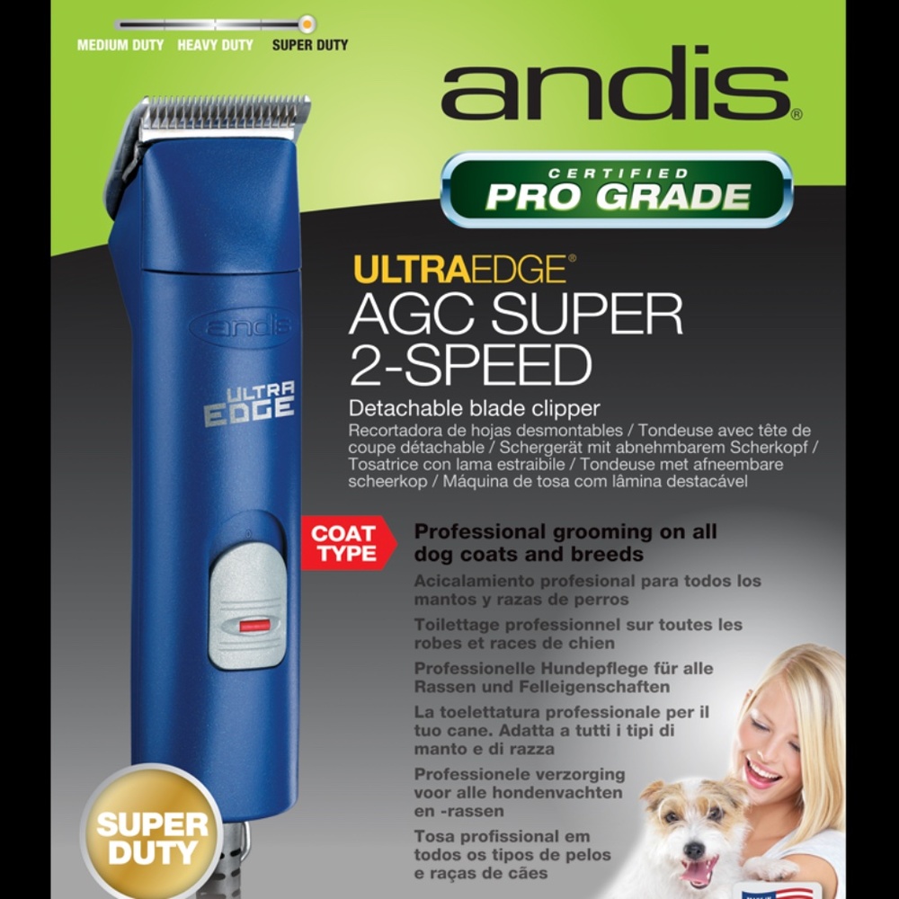 Andis 23320 Professional UltraEdge Super 2-Speed Detachable Blade Clipper